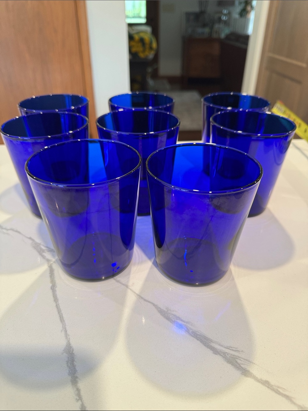 8- Cobalt Blue short glasses